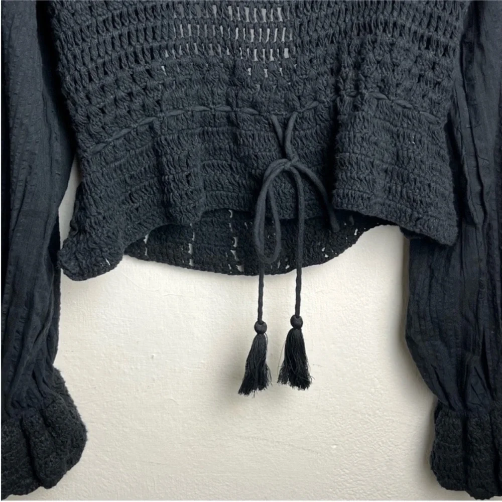 FREE PEOPLE Megan Crochet Top